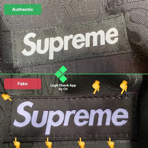 how to tell real from fake supreme bag|what is a fake supreme.